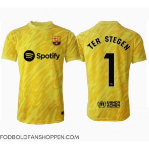 Barcelona Ter Stegen #1 Målmand Hjemmebanetrøje 2024-25 Kortærmet
